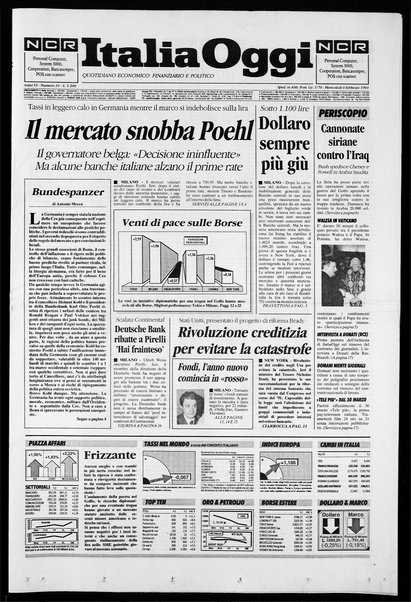 Italia oggi : quotidiano di economia finanza e politica